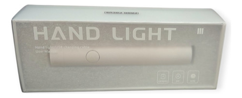 Mini Cabina De Uñas Led Uv Portátil Paris Night Usb Blanco