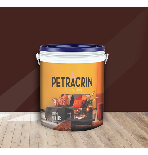Petracrin Pintura Latex Exterior Marron X 1 L Sin Interes