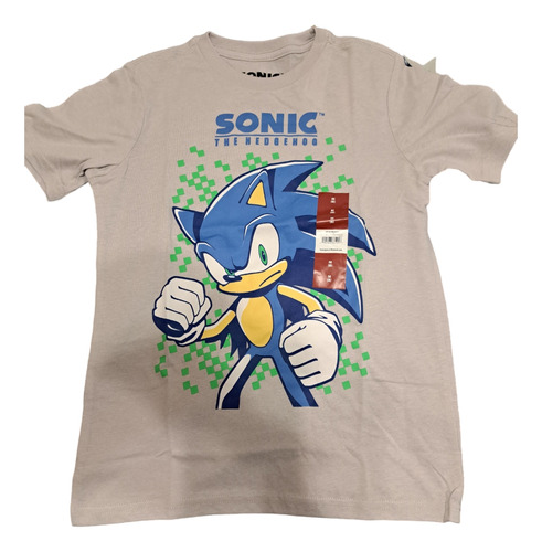 Franela De Sonic Talla 8 Original Sega 