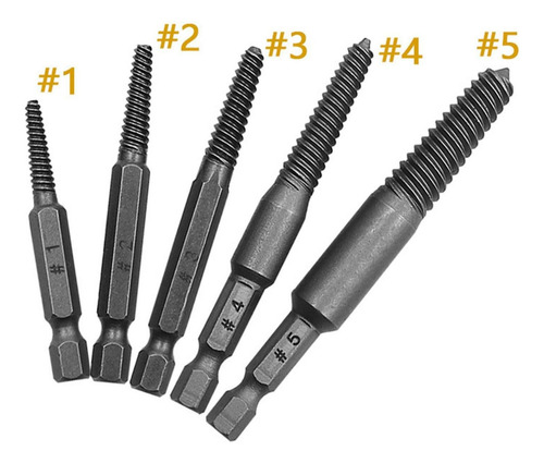 Extractor De Tornillos De 5 Piezas Práctico Fácil De Sacar