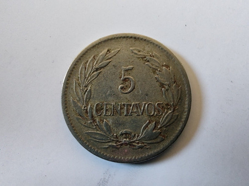Moneda Ecuador 5 Centavos 1919 (&364 (Usado)