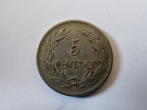 Moneda Ecuador 5 Centavos 1919 (x798