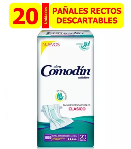 Pañal Descartable Clásico Para Adultos Grande Comodín - Cont. 20 Unidades.