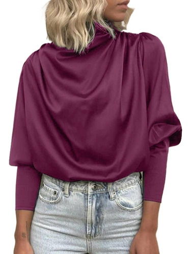 Zanzea Mujer Casual Blusas Camisas Tops Elegantes #skui73409