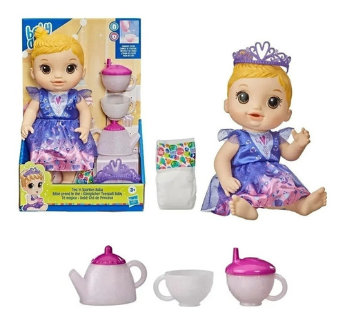 Boneca Baby Alive - Bebê Chá De Princesa - Loira - Hasbro