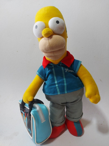 Boneco De Pelúcia Do Homer Simpsons Boliche - 44 Cm   (fc 6)