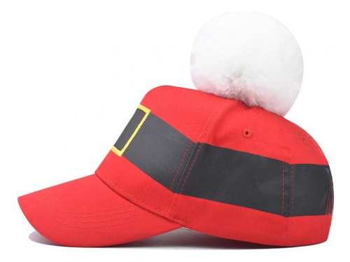 Gorro De Navidad Gorra De Béisbol Con Bola De Pelo