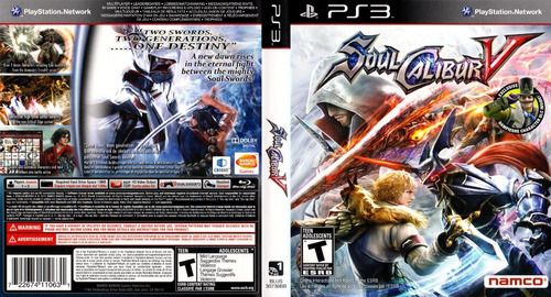 Soul Calibur V 5 P3 Playstation 3 Disco De Videojuegos