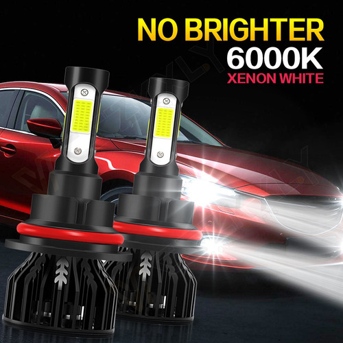 Led 9004 De 4 Lados, 24000 Lúmenes, Para Luces Altas Y Bajas
