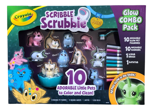 Crayola Scribble Scrubbies Glow Combo Pack Lavables