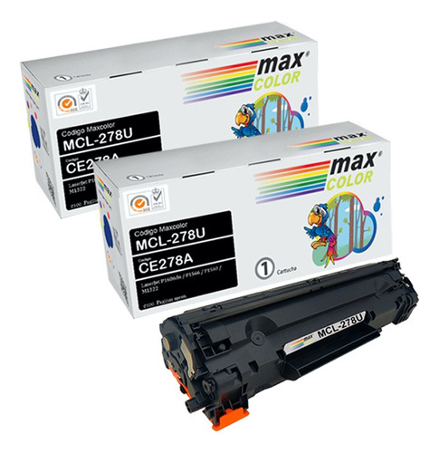 Pack 2 Toner Alternativo Ce278a 278a 78a P1606dn M1536