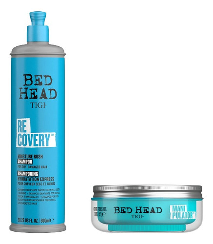 Tigi Bed Head Recovery Shampoo 400 Ml + Manipulator