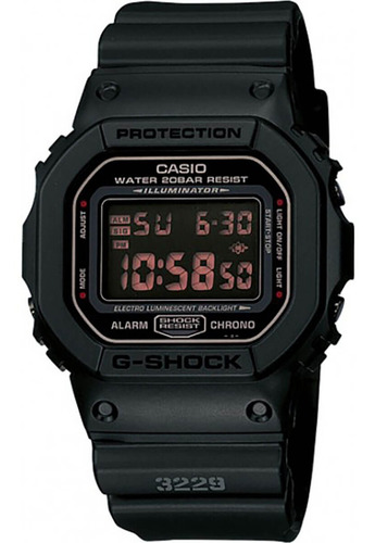 Relógio Casio Preto Masculino Dw-5600ms-1dr
