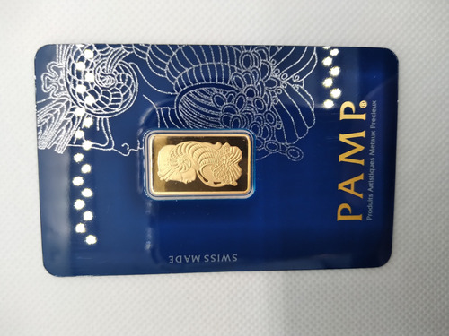 Edición Limitada Pamp Suiza Certificada 5gram Oro Puro 24k 