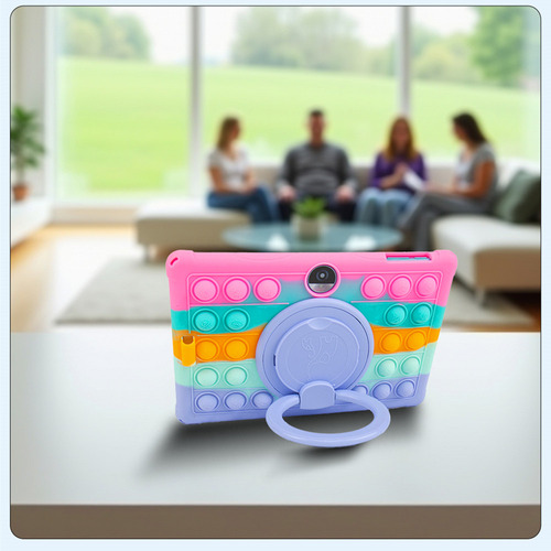 Funda Con Soporte De Silicona Suave Para Tableta Para Ni?os