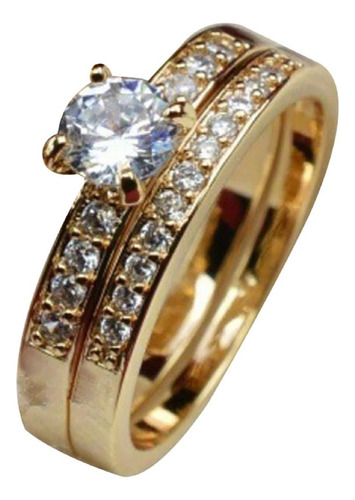 R Hombre Mujer Compromiso Ab148 Anillos Joyas Geo