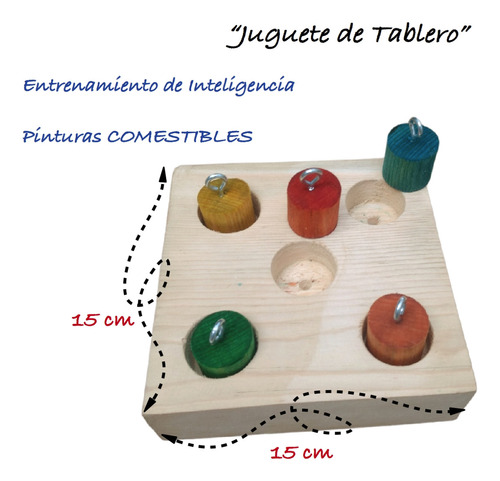 Juguete De Entrenamiento De Inteligencia Aves Loros Pericos