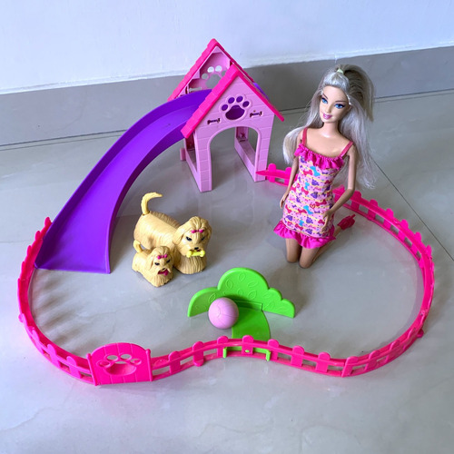 Barbie Set Parque Canino / Original / Muñeca