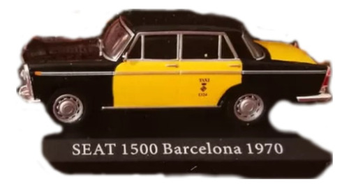 Seat 1500,año 1970, Escala 1:43, Taxis Del Mundo, Barcelona 
