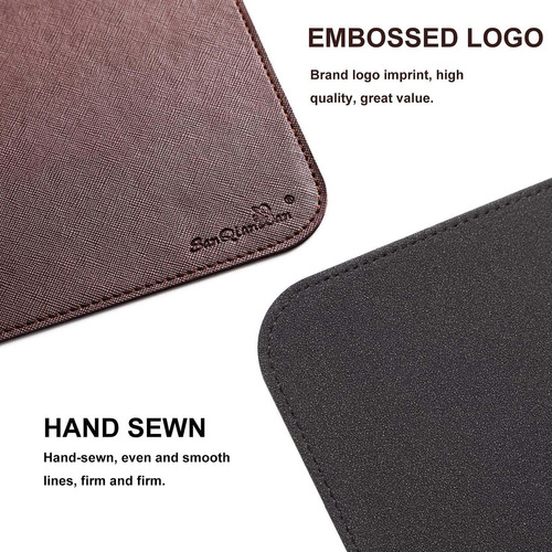 Gaming Mouse Pad , Leather Non-slip Waterproof Mouse Mat For