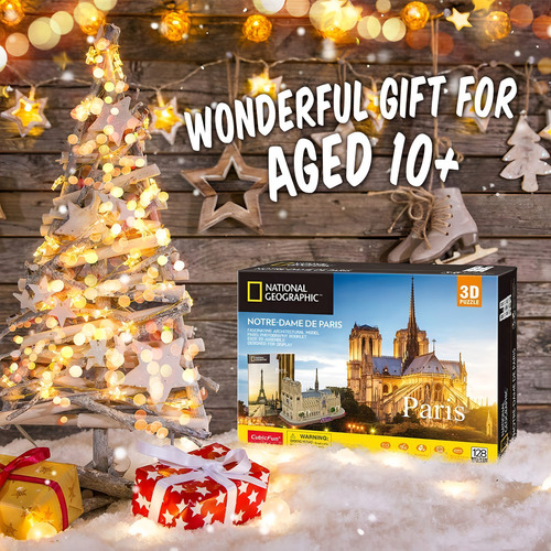 Cubicfun 3d Puzzle Para Adultos Crianças Notre Dame De Paris