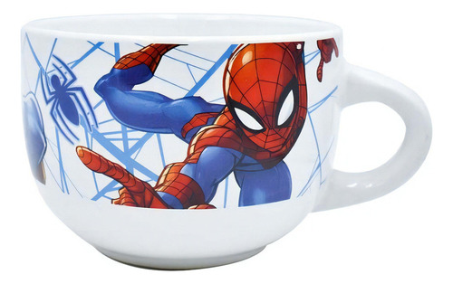 Taza Disney Marvel Spiderman Hombre Araña Ceramica Jumbo 820 ml