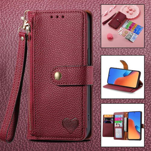 Funda Tipo Cartera Con Cremallera For Samsung A71 A51 A41 A