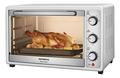 Forno Elétrico 52L Grand Family II Mondial 1800W FR-52-W - R$ 517,32