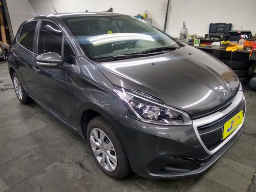 Imagem 1 de 12 de Peugeot 208 Active 1.2 12v Flex Mec Completo Dvd 2019 Cinza