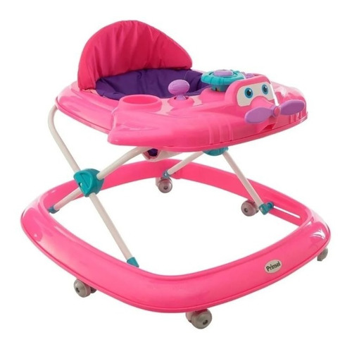 Andadera Para Bebe Plegable Avión Prinsel Rosa 