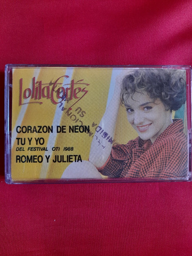 Lolita Cortez Cassette Corazón De Neon,buena Condición 