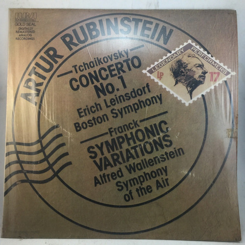 Artur Rubinstein - Tchaikovsky Concierto N 1 -  Vinilo Lp