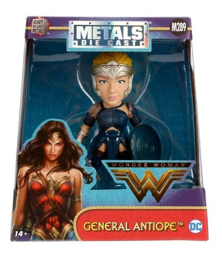 Action Figure General Antiope Wonder Woman Metals Die Cast