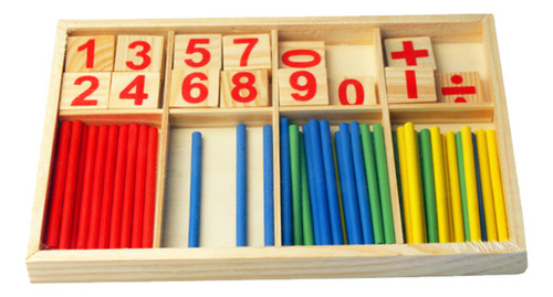 Fusos De Madeira R Math Counting Para Crianças