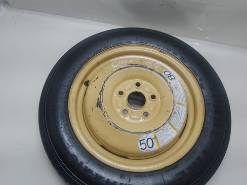 Roda Estepe Aro 16 135/ 90 Suzuki Sx4 2.0 2011 2012 (usado) Amarelo (Usado)