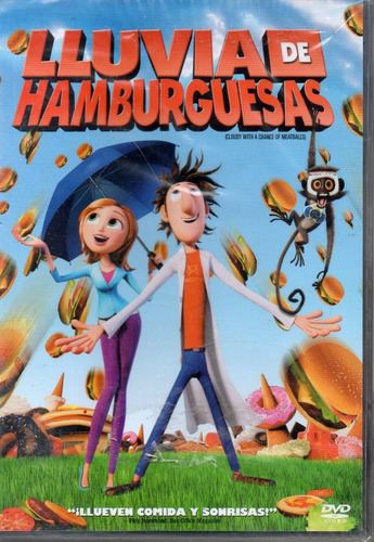 Dvd Lluvia De Hamburguesas Cloudy With A Chance Of Meatballs