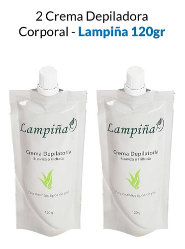 Crema Depiladora Corporal Lampiña- 2 Unid