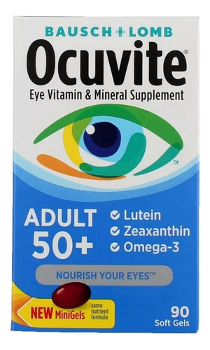 Ocuvite  Bausch 50+ Vitamina Para Los Ojos 90 Caps