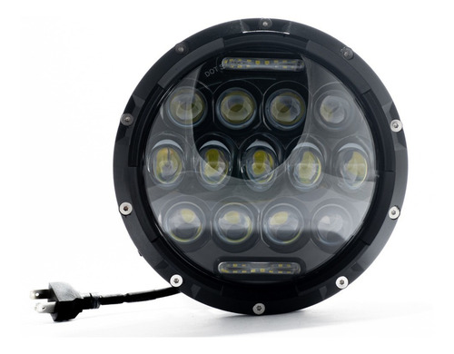 Optica Faro Cree Led 7 Pulgadas Para Moto Harley Davidson