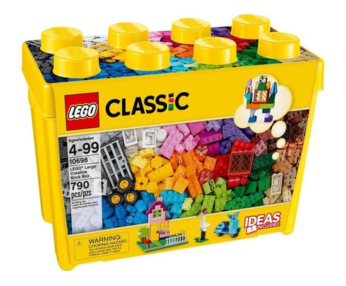 Aproveite! Balde Grande Lego Classic Peças Criativas 10698