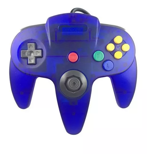 Controle de Nintendo 64 - USB - PC - EMULADOR - CORES COR:Verde Translúcido  - RHALSTORE - Jogos, Eletrônicos e Informática