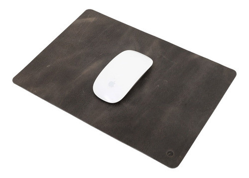 Mousepad Couro Legítimo Sem Costura Couro50 30x21 Cor Petróleo