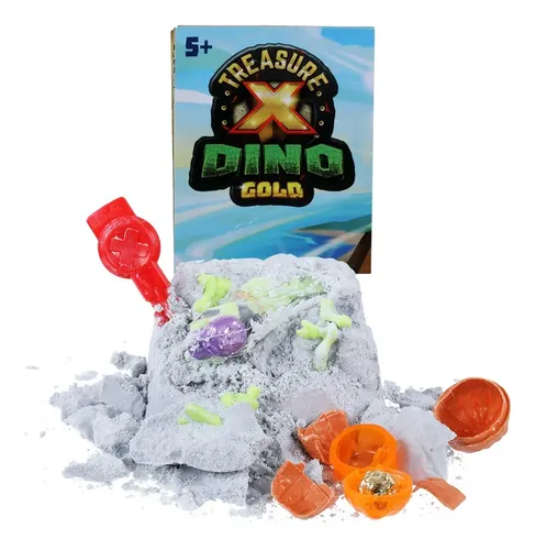 Figura colecionável Mini Dinossauros Treasure X Dino Gold Moose