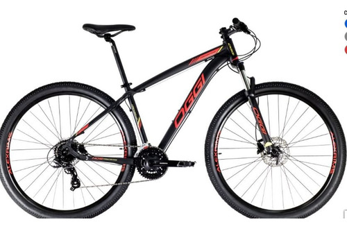 Bicicleta Mtb Aro 29 Oggi Hacker Hds Tm 19 Preta Vermelha Cor Preto Tamanho Do Quadro 15