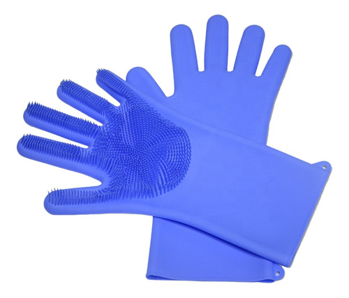 Guantes Con Esponja Incorporada Para Lavar Platos Silicona