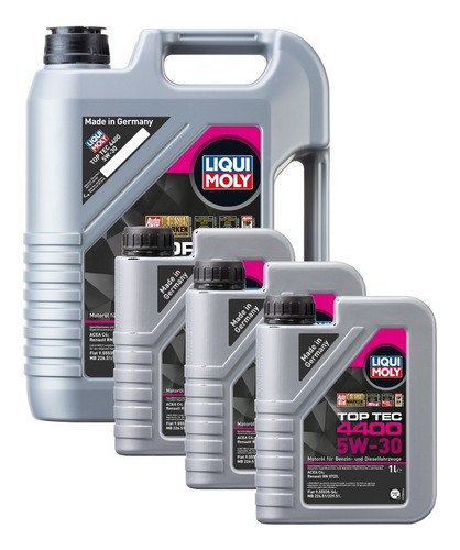 Aceite Motor Top Tec 4400 5w30 Liqui Moly 8lts Acea C4 Dpf