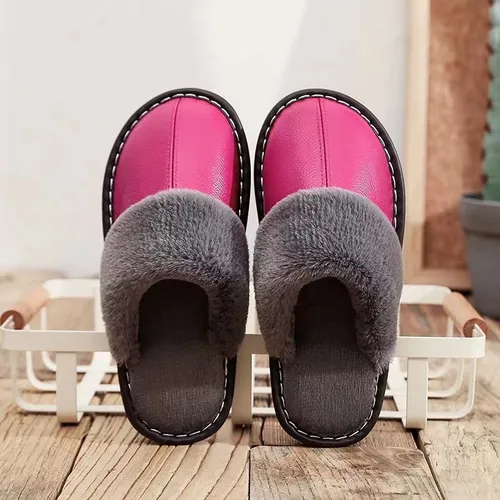 Zapatillas De Algodón Puro De Color Liso Para Hombre Y Mujer
