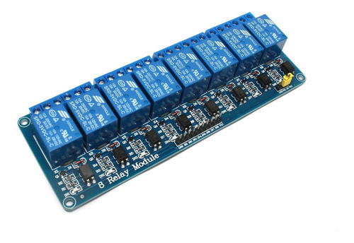 Módulo Relé 8 Canais 5v 220v/110v 10a Isolado Para Arduino