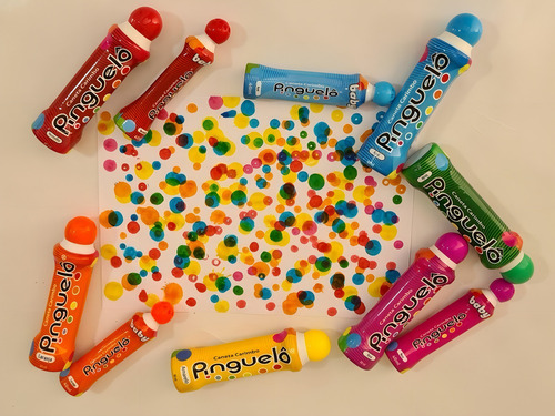 Kit 6 Marcadores De Bingo Pinguelô Com 80ml - Diversas Cores