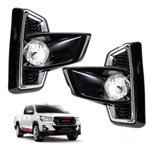 Kit Neblineros Toyota Hilux Rocco 2019 2020 Mas Luz Led 